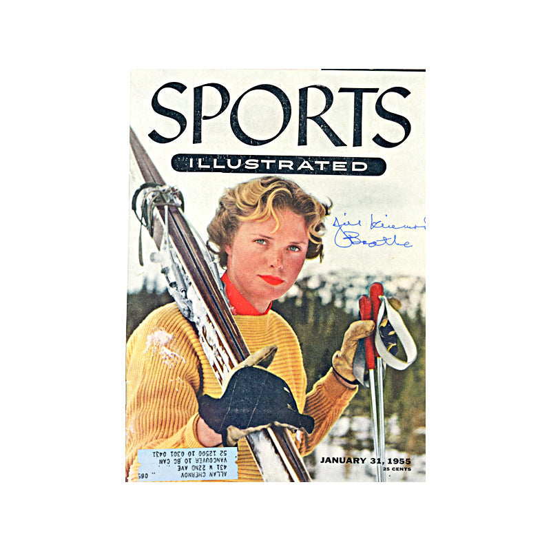 Jill Boothe Autographed Signed January 1955 Sports Illustrated (JSA COA)