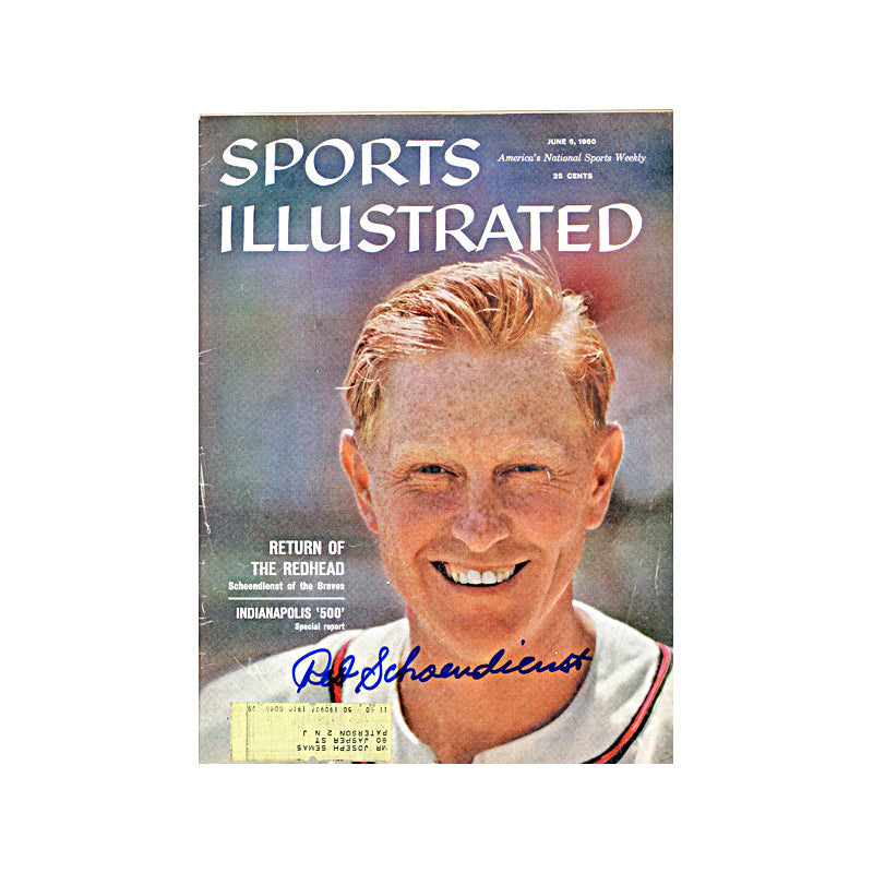 Red Schoendienst Atlanta Braves Autographed Signed June 1960 Sports Illustrated (JSA COA)