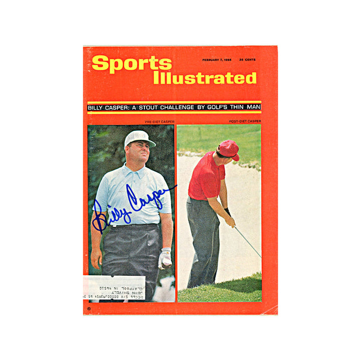 Billy Casper Autographed Signed February 1966 Sports Illustrated (JSA COA)