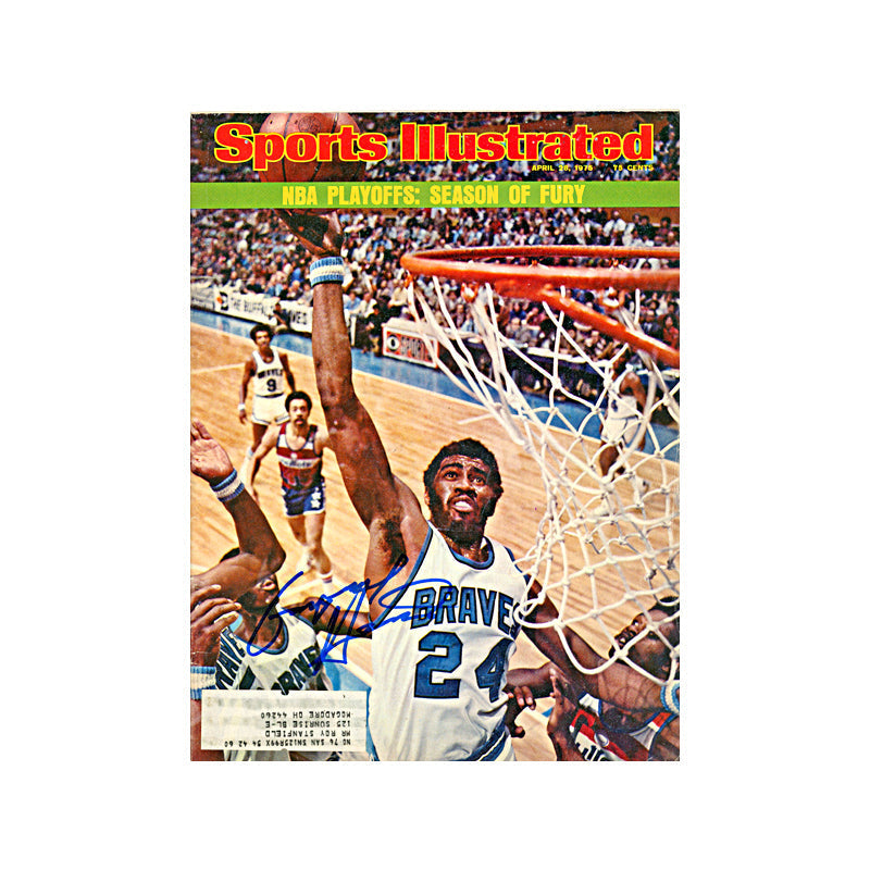 Garfield Heard Buffalo Braves Autographed Signed April 1975 Sports Illustrated (JSA COA)
