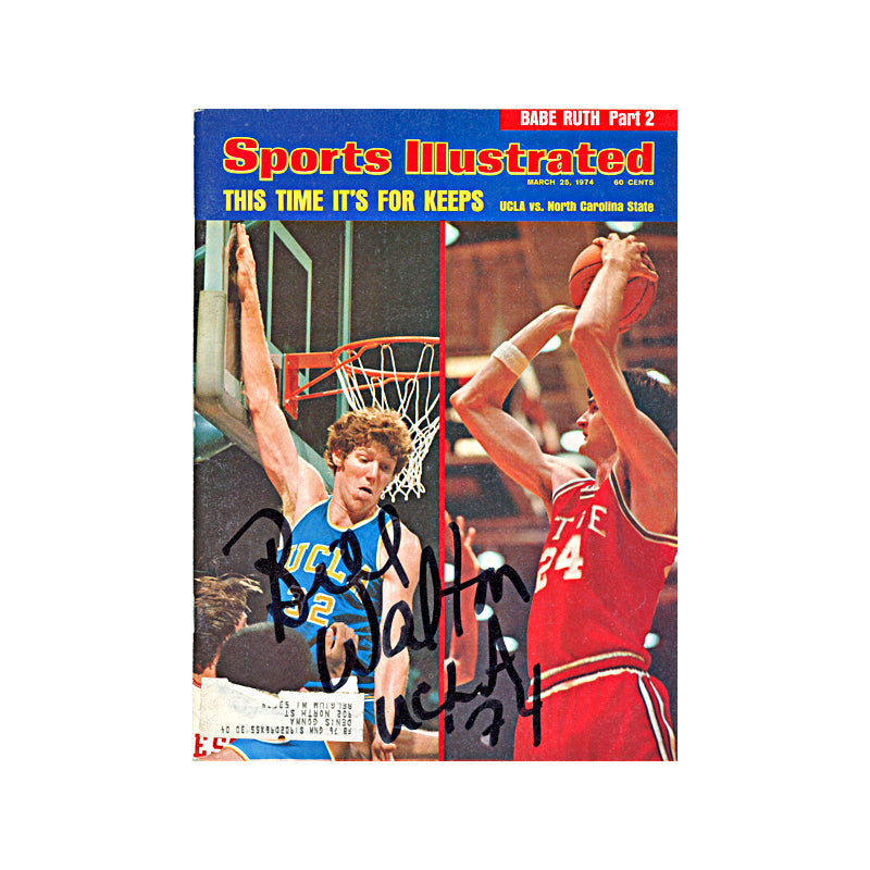 Bill Walton UCLA Bruins Autographed Signed March 1974 Sports Illustrated (JSA COA)