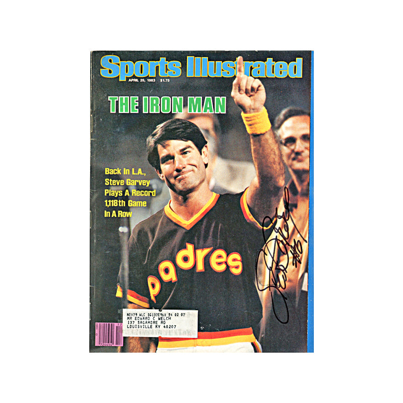 Steve Garvey San Diego Padres Autographed Signed April 1983 Sports Illustrated (JSA COA)
