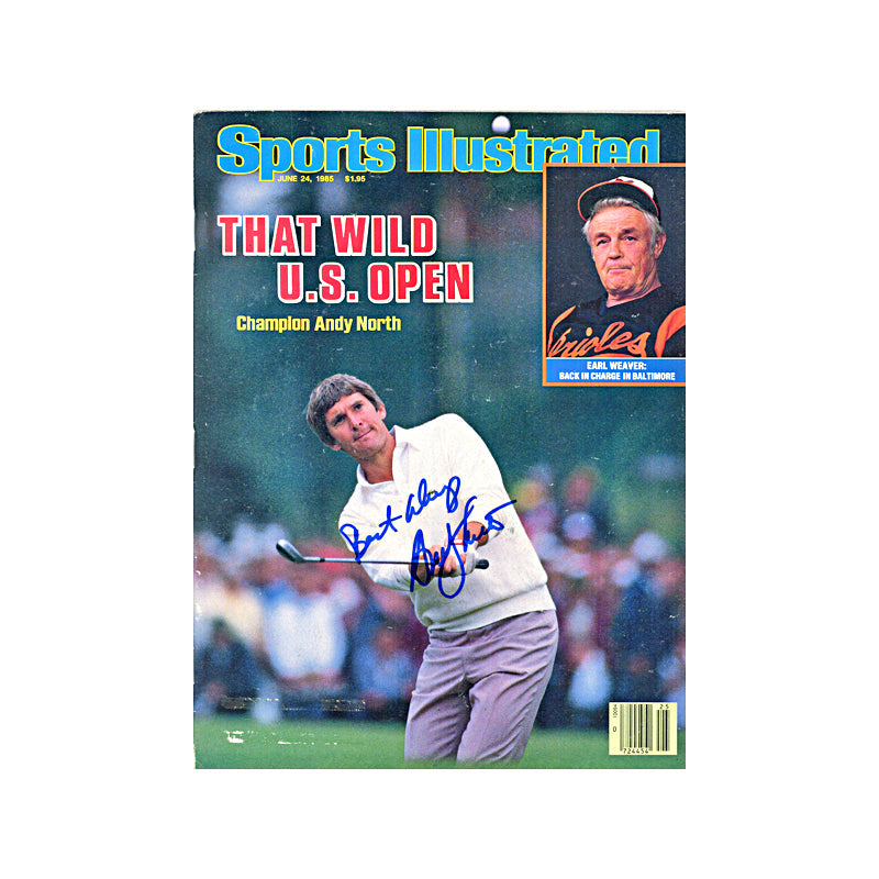 Andy North Autographed Signed June 1985 Sports Illustrated (JSA COA)