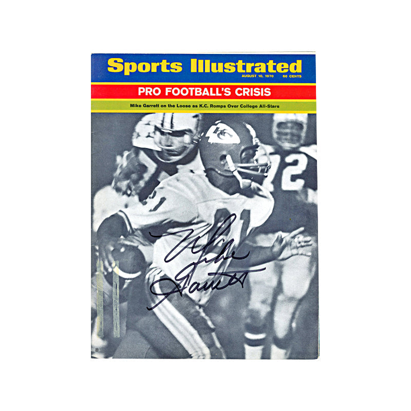 Mike Garrett Kansas City Chiefs Autographed Signed August 1970 Sports Illustrated (JSA COA)