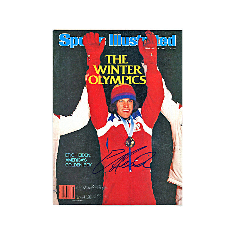 Eric Heiden Autographed Signed February 1980 Sports Illustrated (JSA COA)
