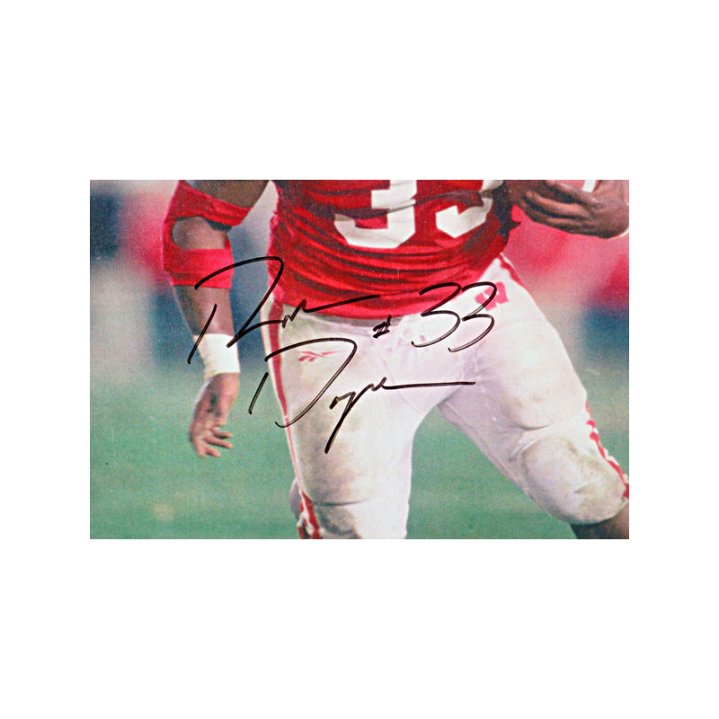 Ron Dayne Wisconsin Badgers Autographed Signed 11x14 Framed Photo (JSA COA)