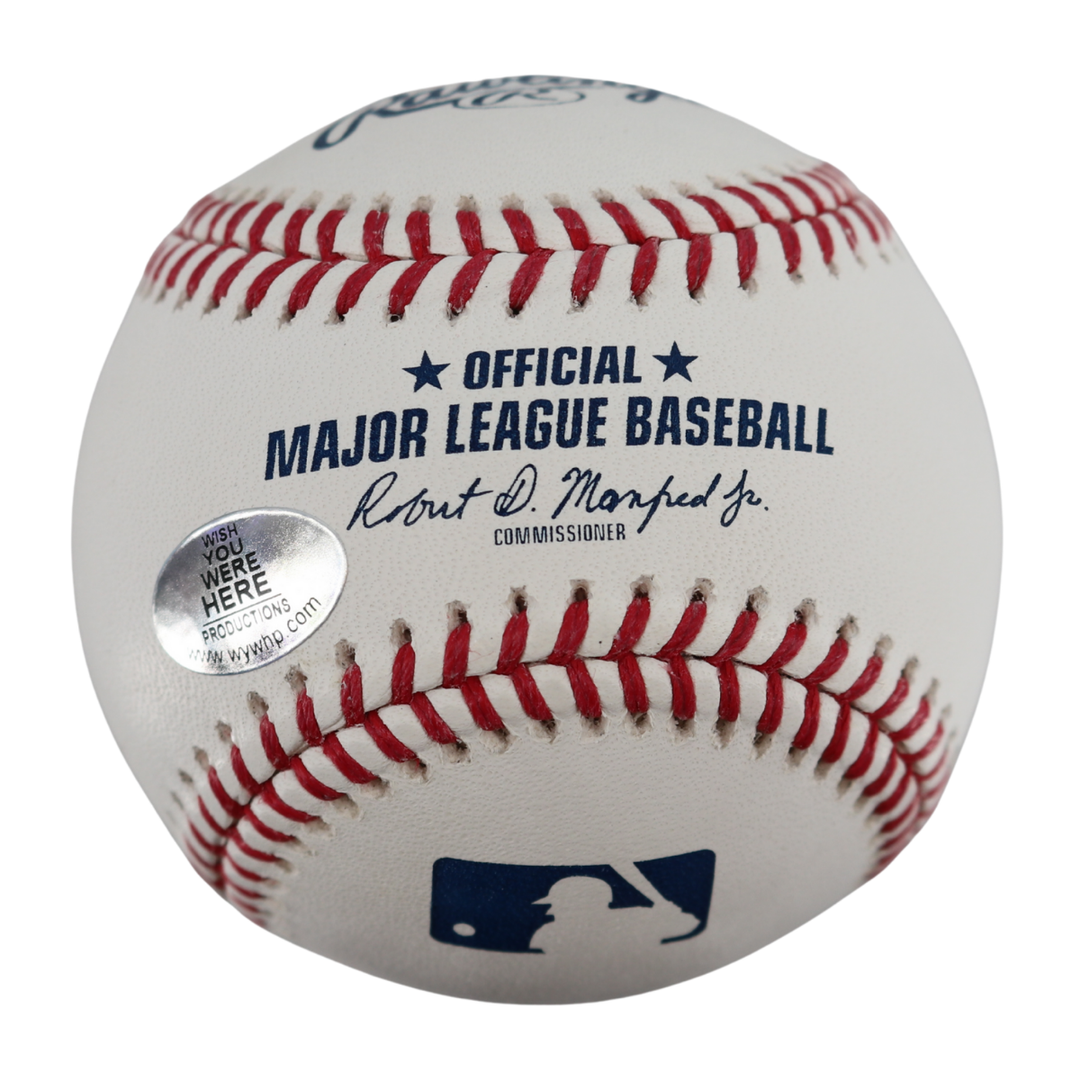 Al Leiter Mets Autographed Signed OMLB Baseball Wish You Were Here Auth 3