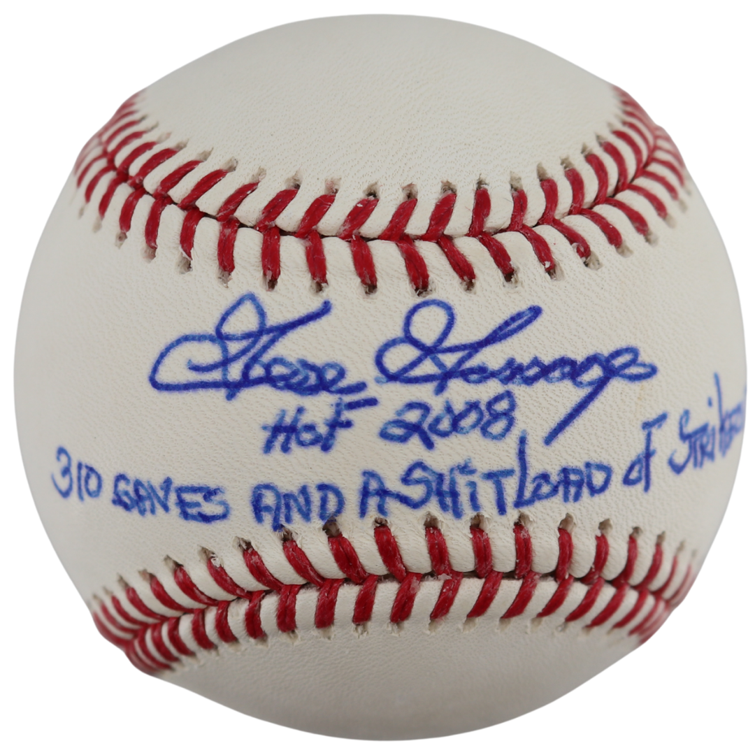 Goose Gossage Yankees Signed Inscribed OMLB Baseball Wish You Were Here Auth 2
