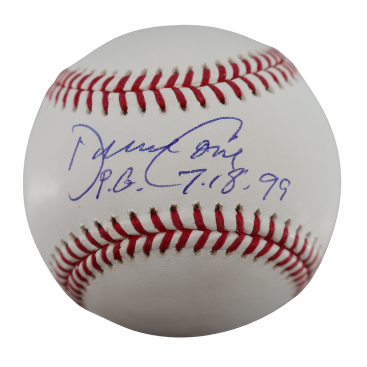 David Cone Yankees Signed Inscribed OMLB Baseball Wish You Were Here Auth 2