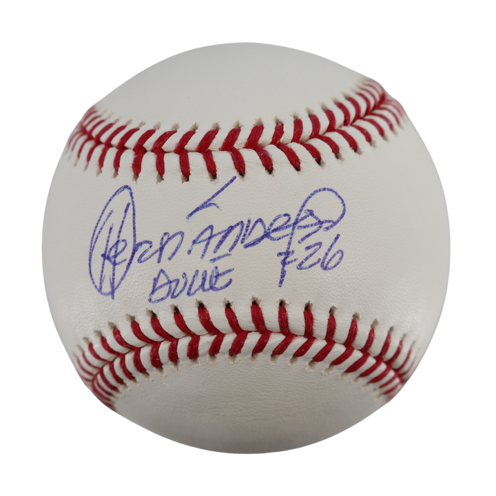 Orlando Hernadez Yankees Signed Inscribed OMLB Baseball Wish You Were Here Auth