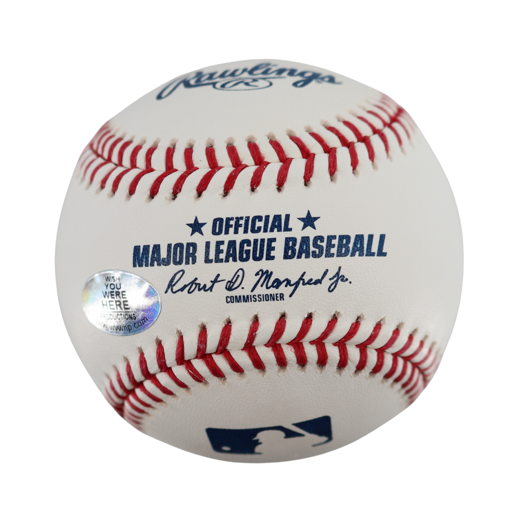 Orlando Hernadez Yankees Signed Inscribed OMLB Baseball Wish You Were Here Auth