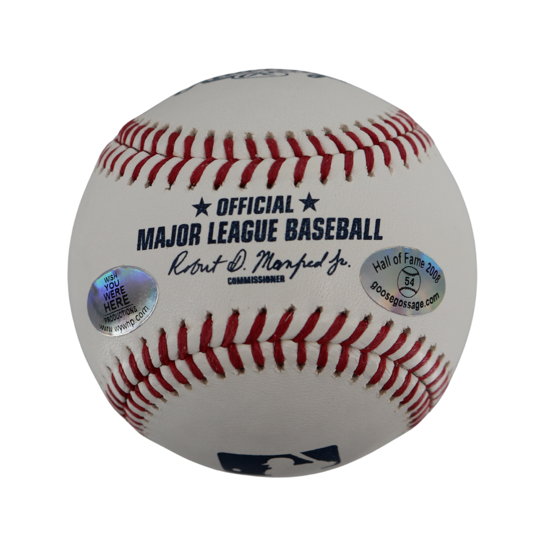 Goose Gossage Yankees Signed Inscribed OMLB Baseball Wish You Were Here Auth 2