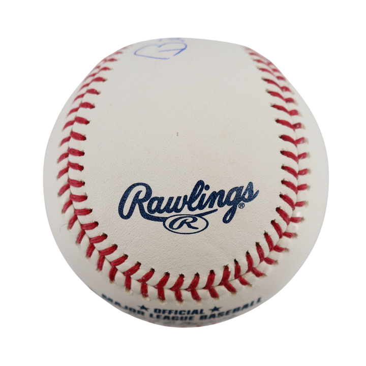 Bill Mazeroski Pirates Signed Incribed OMLB Baseball Wish You Were Here Auth