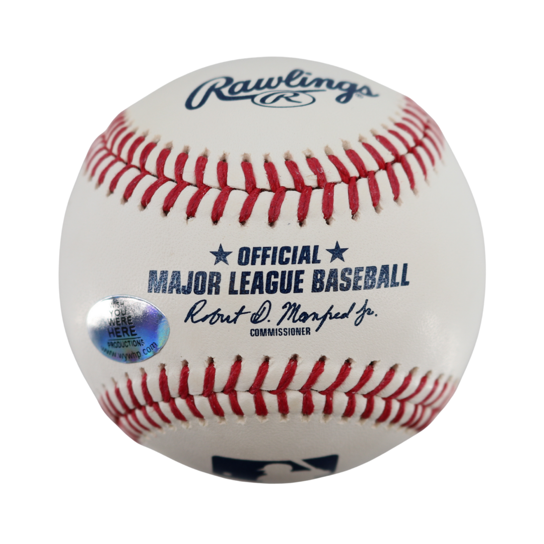 Hideki Matsui Yankees Signed Inscribed OMLB Baseball Wish You Were Here Auth
