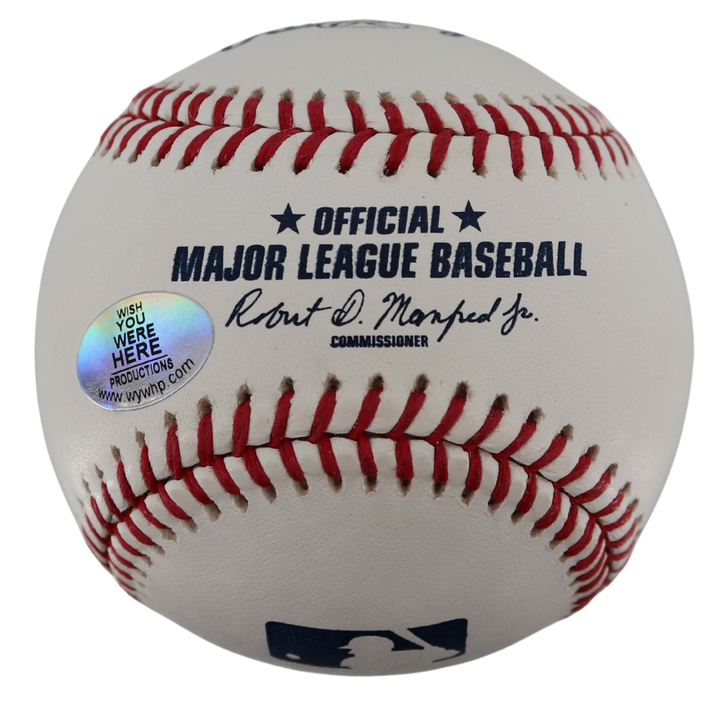 Cone Girardi Yankees Signed Inscribed OMLB Baseball Wish You Were Here Auth 2