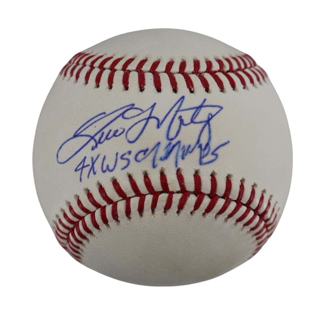 Tino Martinez Yankees Signed Inscribed OMLB Baseball Wish You Were Here Auth 2