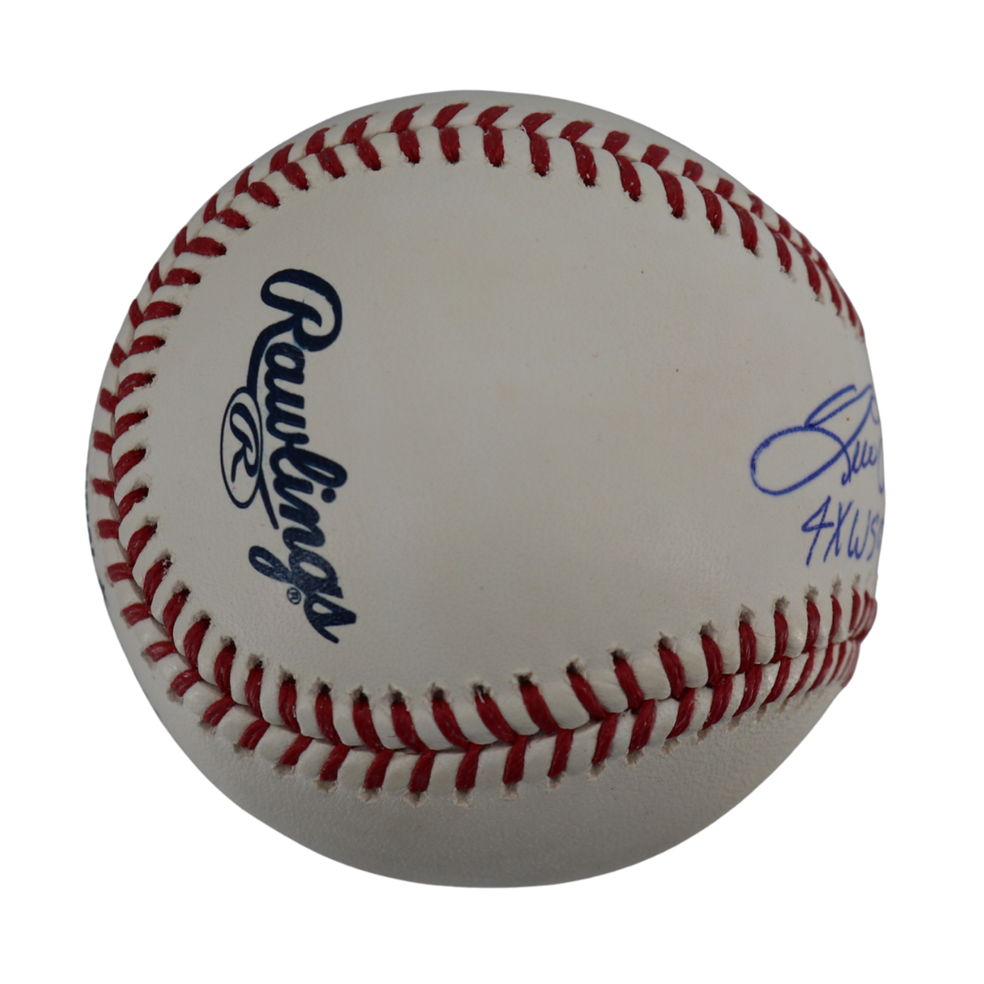 Tino Martinez Yankees Signed Inscribed OMLB Baseball Wish You Were Here Auth 2