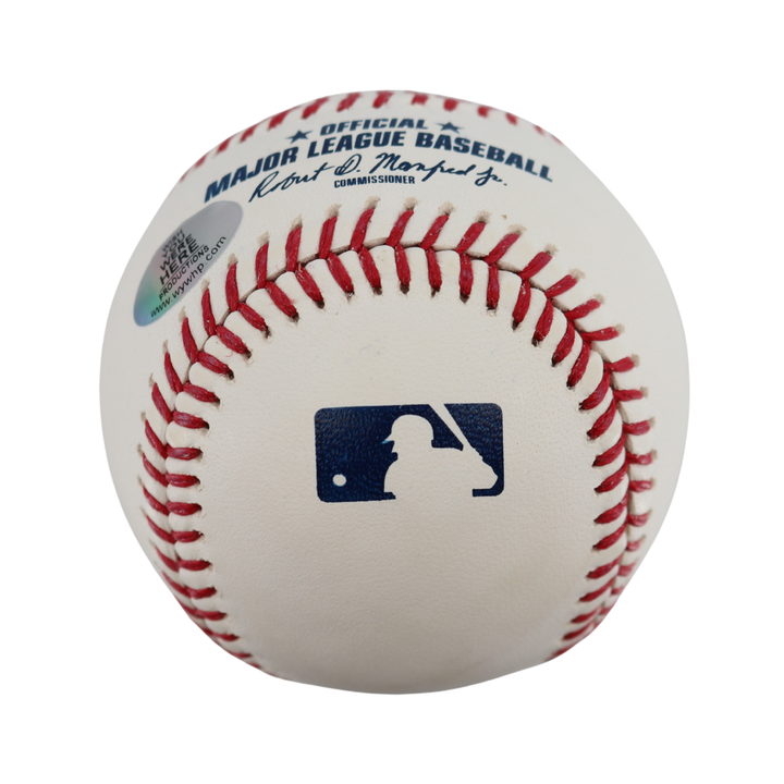 Nestor Cortez Yankees Autographed Signed OMLB Baseball Wish You Were Here Auth 1