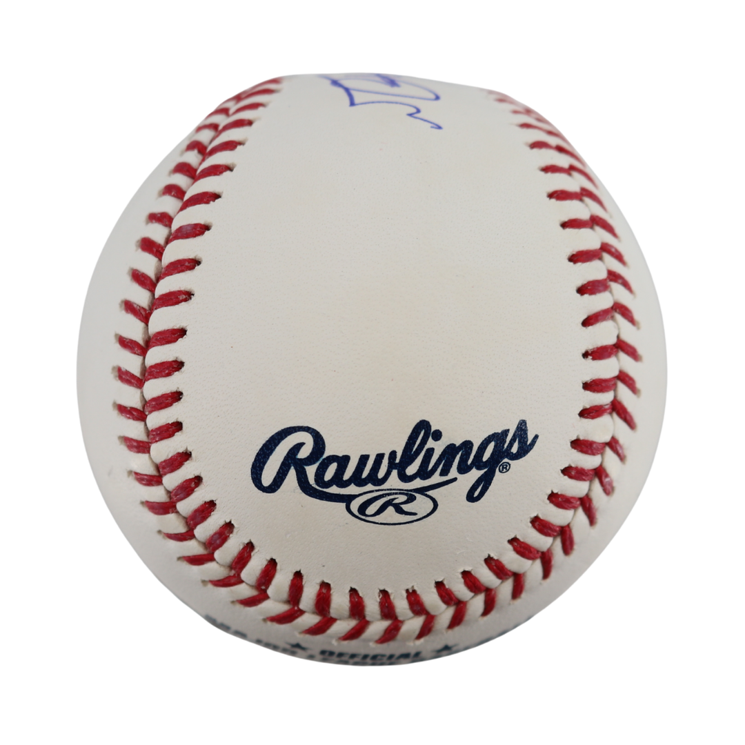 Nestor Cortez Yankees Autographed Signed OMLB Baseball Wish You Were Here Auth 1