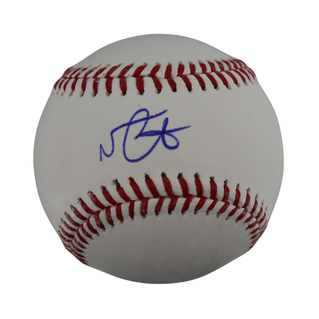Nestor Cortez Yankees Autographed Signed OMLB Baseball Wish You Were Here Auth 2