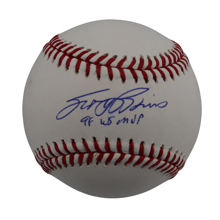 Scott Brosius Yankees Signed Inscribed OMLB Baseball Wish You Were Here Auth 2