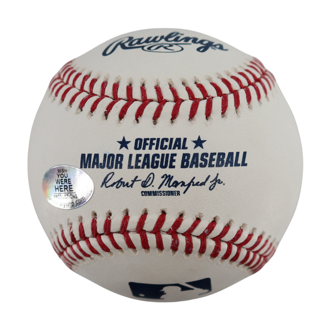 Cecil Fielder Tigers Autographed Signed OMLB Baseball Wish You Were Here Auth 2