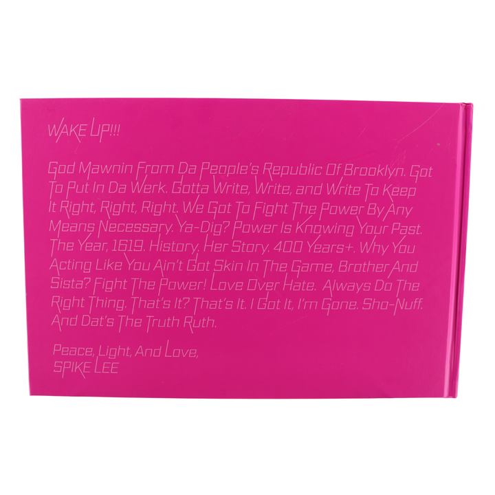 Spike Lee Pink Cover Career Novel Autographed Signed Inscribed Book