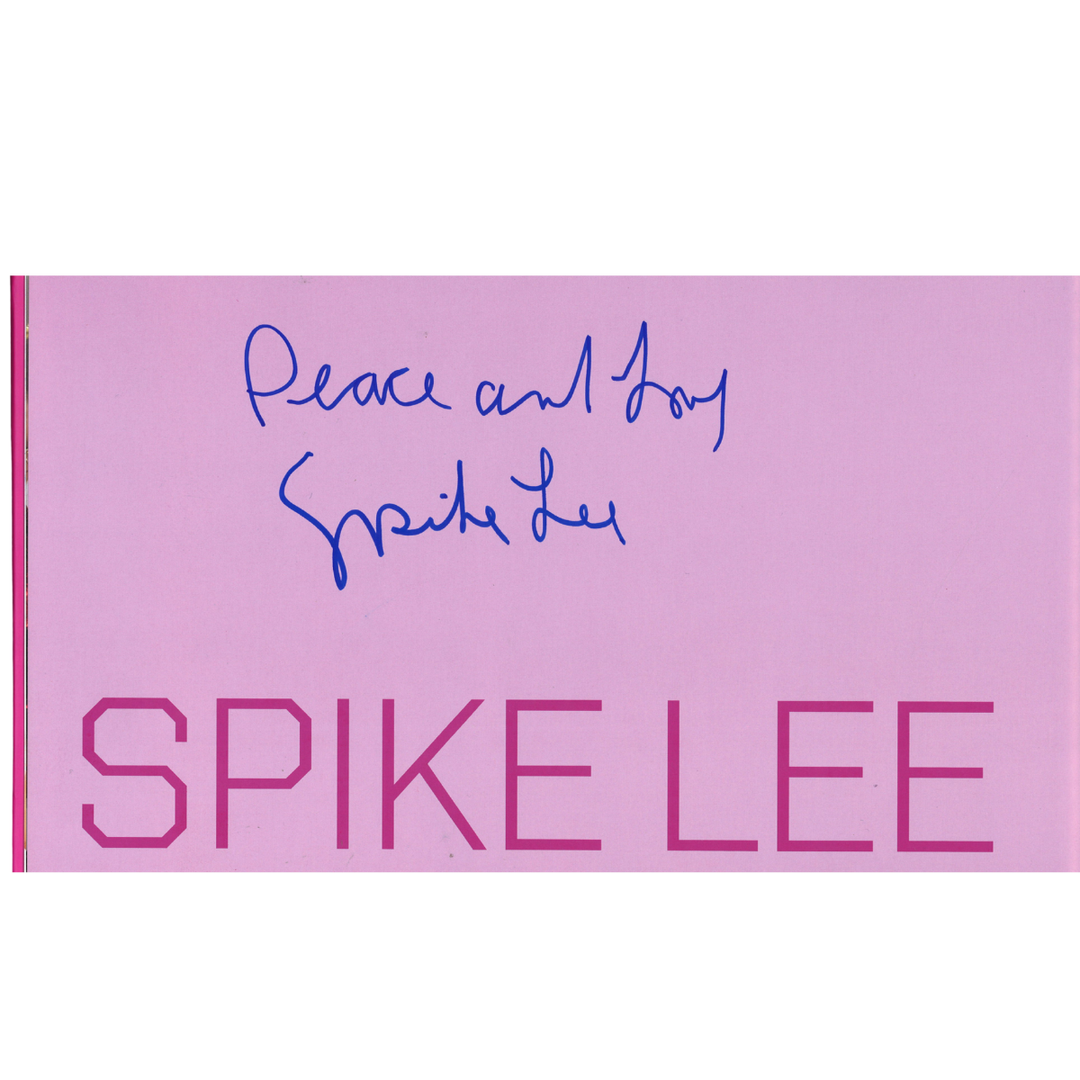 Spike Lee Pink Cover Career Novel Autographed Signed Inscribed Book