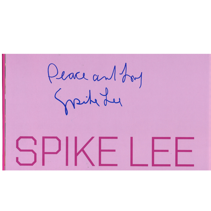 Spike Lee Pink Cover Career Novel Autographed Signed Inscribed Book