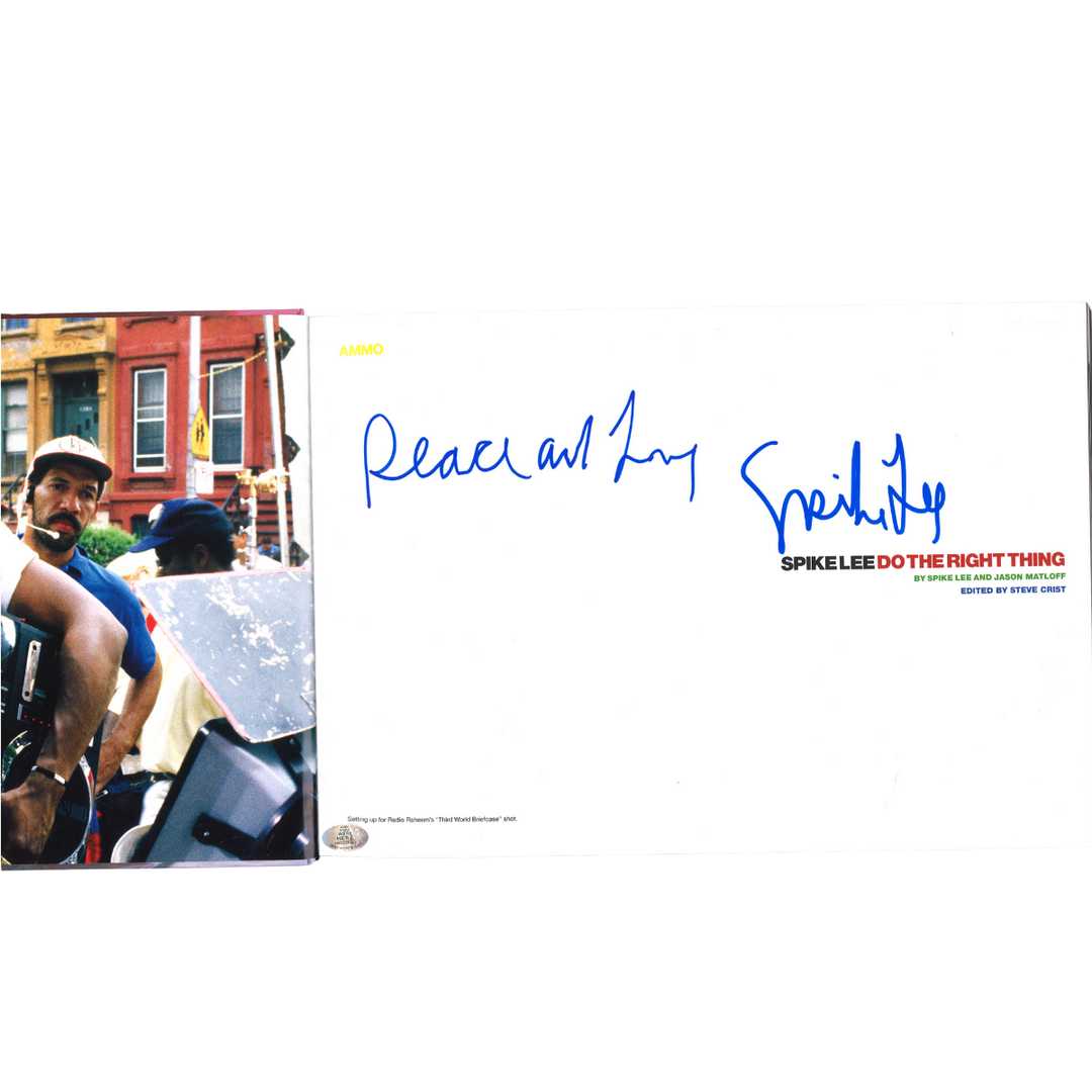 Spike Lee Signed Inscribed Novel Do The Right Thing by Spike Lee & Jason Matloff