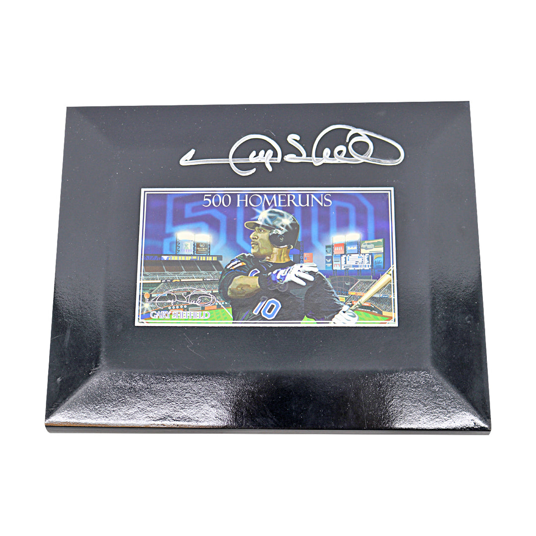 Gary Sheffield New York Mets Autographed 500 Home Runs Cigar Box