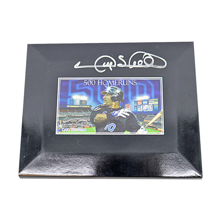 Gary Sheffield New York Mets Autographed 500 Home Runs Cigar Box