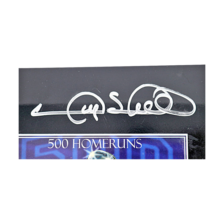 Gary Sheffield New York Mets Autographed 500 Home Runs Cigar Box