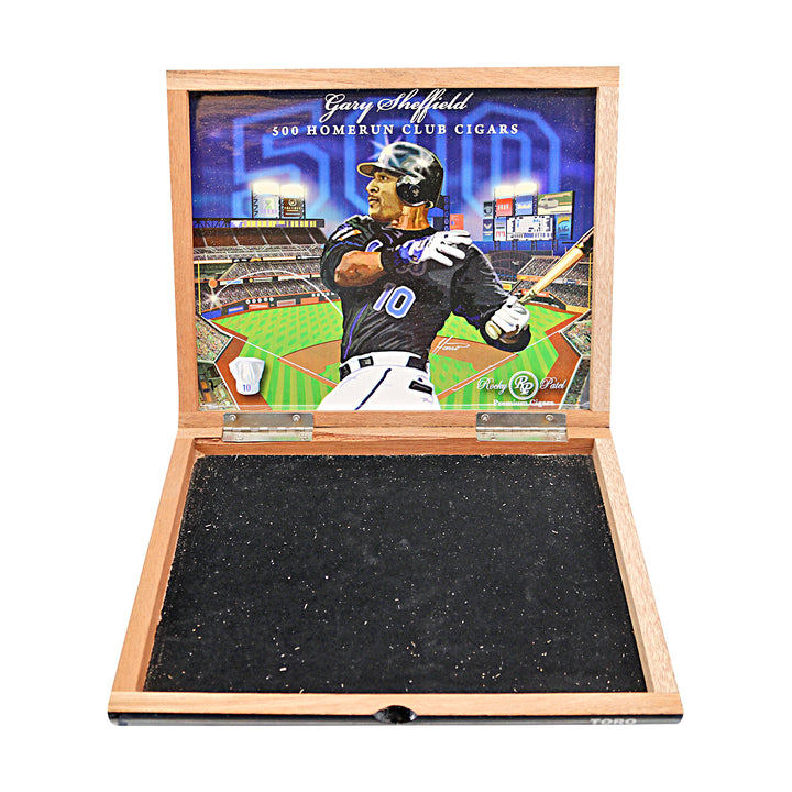 Gary Sheffield New York Mets Autographed 500 Home Runs Cigar Box