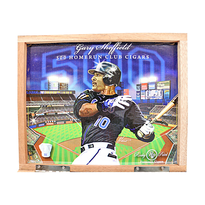 Gary Sheffield New York Mets Autographed 500 Home Runs Cigar Box