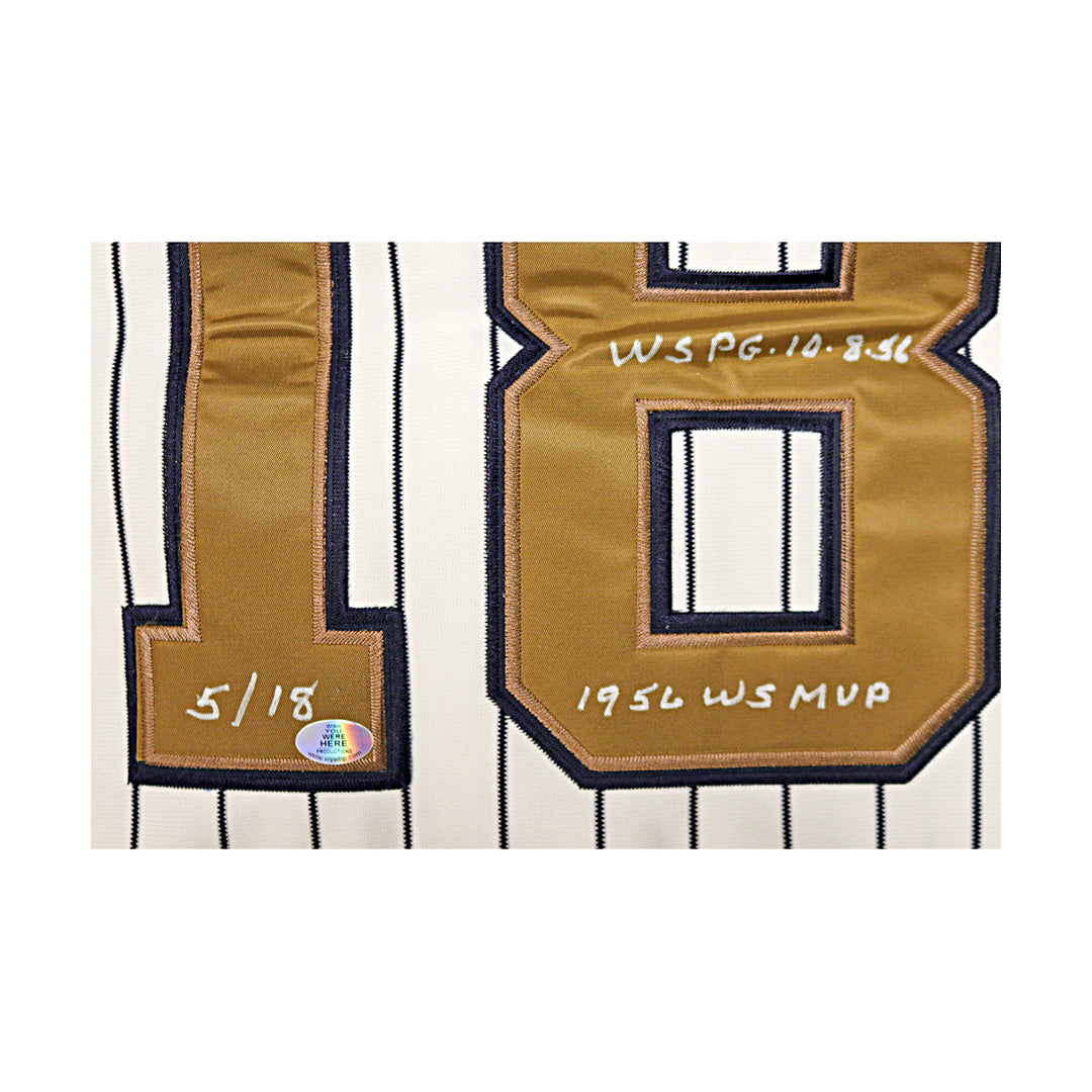 Don Larsen 1955 Denver Bears Autographed Inscribed Russell Authentic Jersey WYWH Holo
