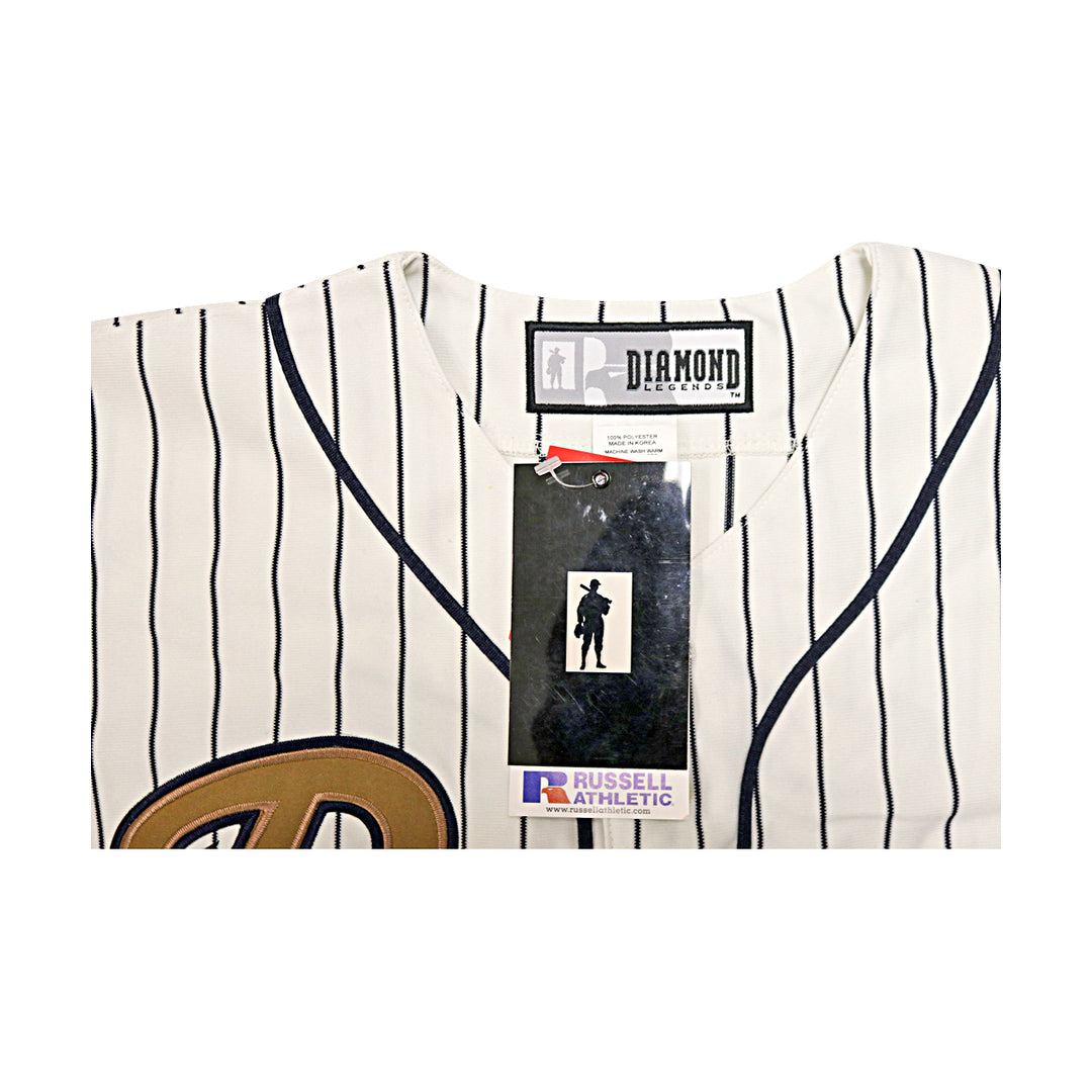 Don Larsen 1955 Denver Bears Autographed Inscribed Russell Authentic Jersey WYWH Holo