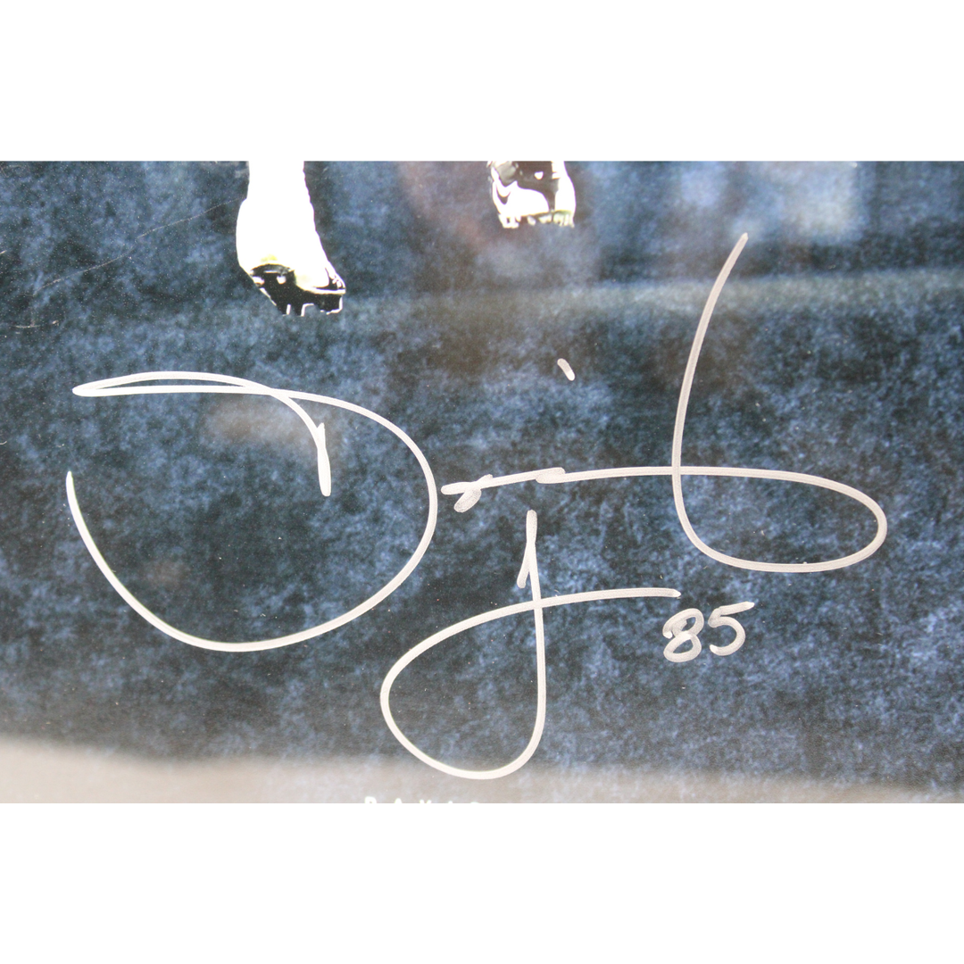 Manning Tyree Manningham Beckham New York Giants Autographed Framed16x32  Photo