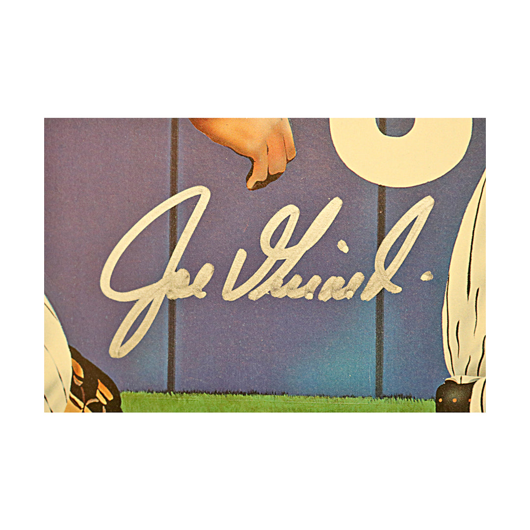 David Cone Joe Girardi Yankees Autographed Inscribed Litho All American Holo-1