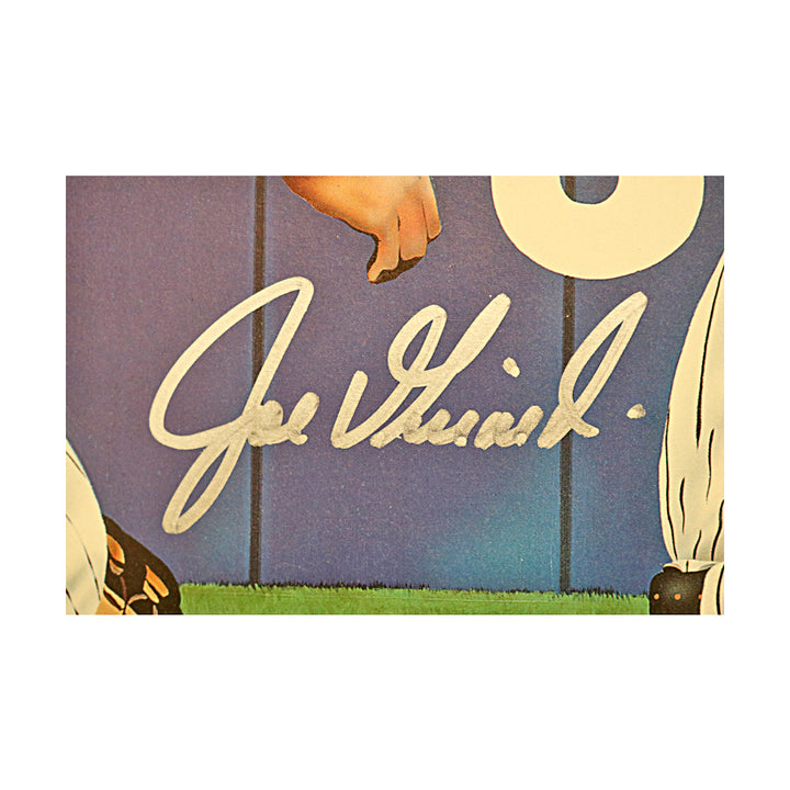 David Cone Joe Girardi Yankees Autographed Inscribed Litho All American Holo-1