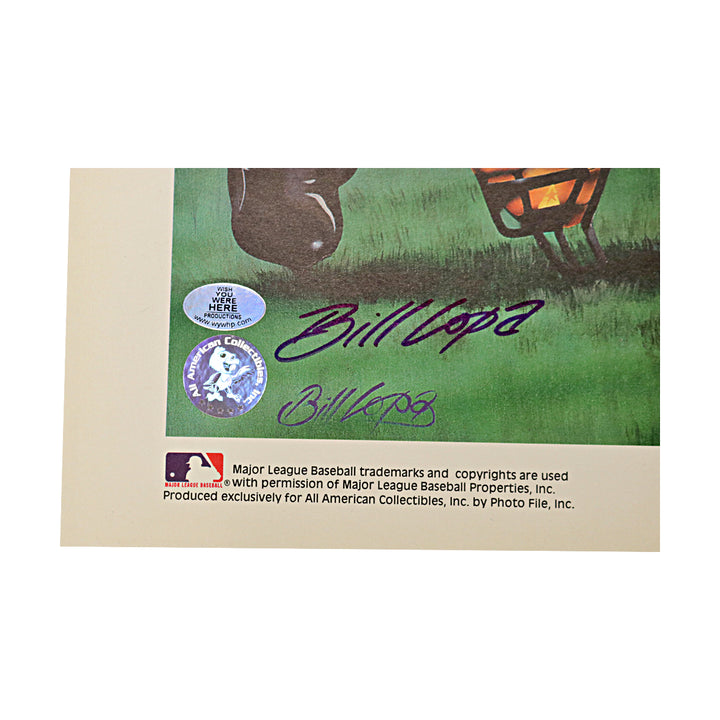 David Cone Joe Girardi Yankees Autographed Inscribed Litho All American Holo-2