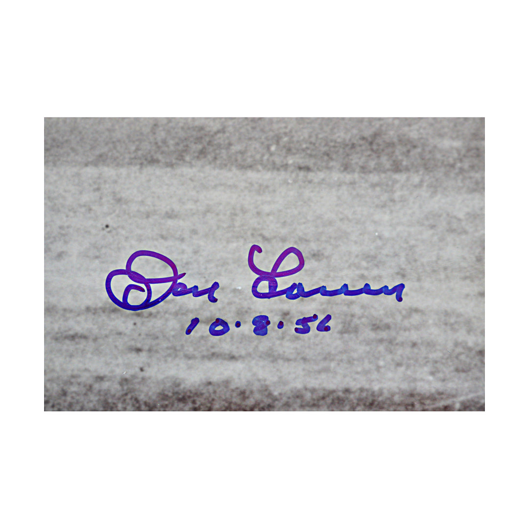 Don Larsen Yankees Autographed Inscribed Horizontal 16x20 Photo WYWH Holo