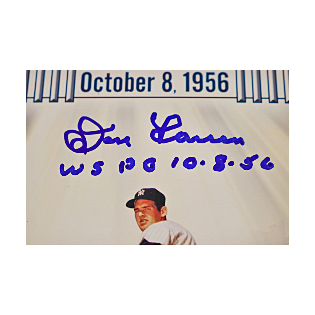 Don Larsen New York Yankees Autographed Inscribed Collage 16x20 Photo WYWH Holo