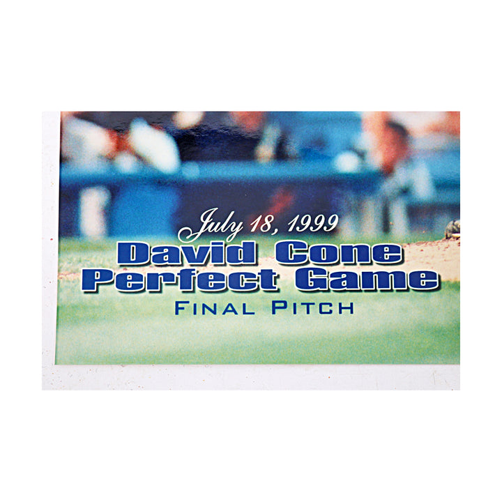 David Cone New York Yankees Autographed Inscribed 16x20 Photo WYWH Holo