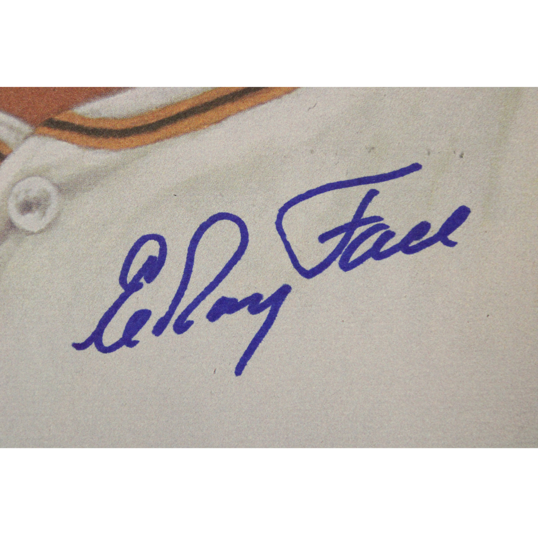 Elroy Face Pirates Autographed 16x20 Bruce Stark Lithograph LE 1/1959 JSA COA