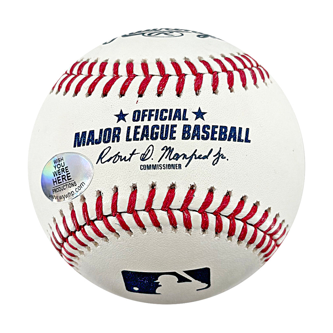 Bucky Dent New York Yankees Autographed Inscribed OMLB Baseball WYWH Holo