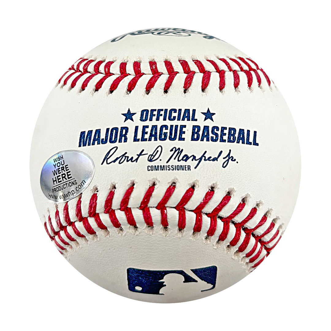 Joe Girardi New York Yankees Autographed OMLB Baseball WYWH Holo