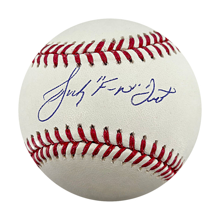 Bucky Dent New York Yankees Autographed Inscribed OMLB Baseball WYWH Holo