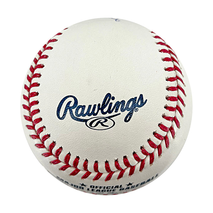 Bucky Dent New York Yankees Autographed Inscribed OMLB Baseball WYWH Holo