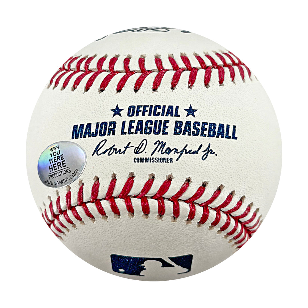 Bucky Dent New York Yankees Autographed Inscribed OMLB Baseball WYWH Holo